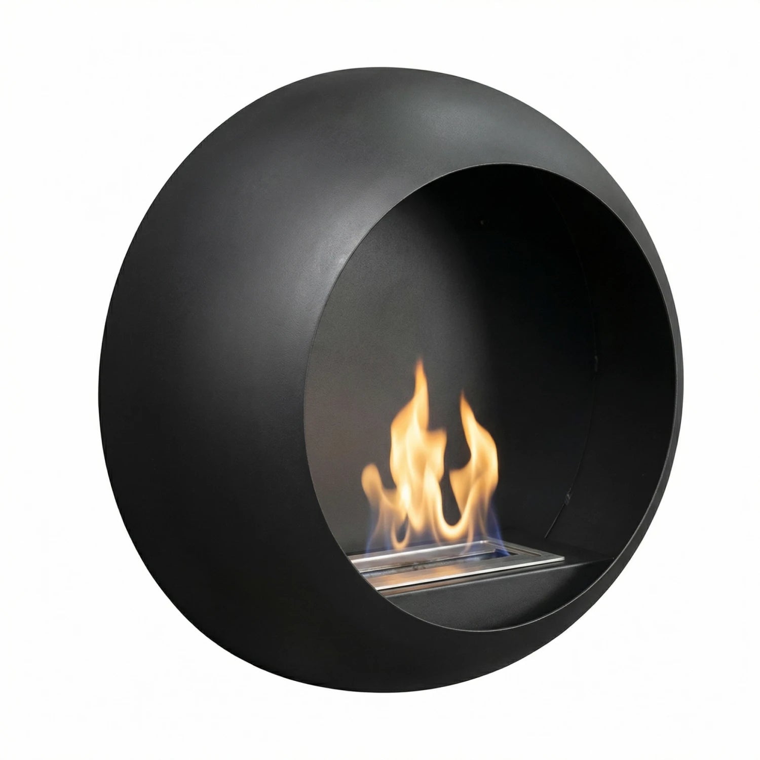 Ethanol-Wandkamin 1,4 kW, rund, Ø 60 cm – Colorado – Bild 1