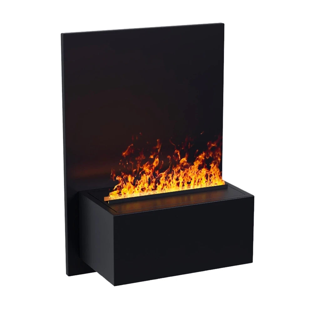 Wasserdampf-Wandkamin 50 cm, schwarz – Brekke – Bild 1
