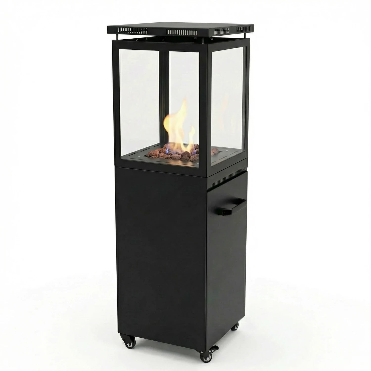 Gas-Heizpilz 3–7,3 kW, 139 cm, schwarz – Muztag Murcia – Bild 1