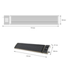 Heizband Pro 1000 Infrarot-Terrassenheizung mit Fernbedienung