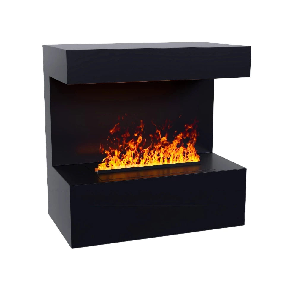 Wasserdampf-Wandkamin 60 cm, schwarz – Late – Bild 1