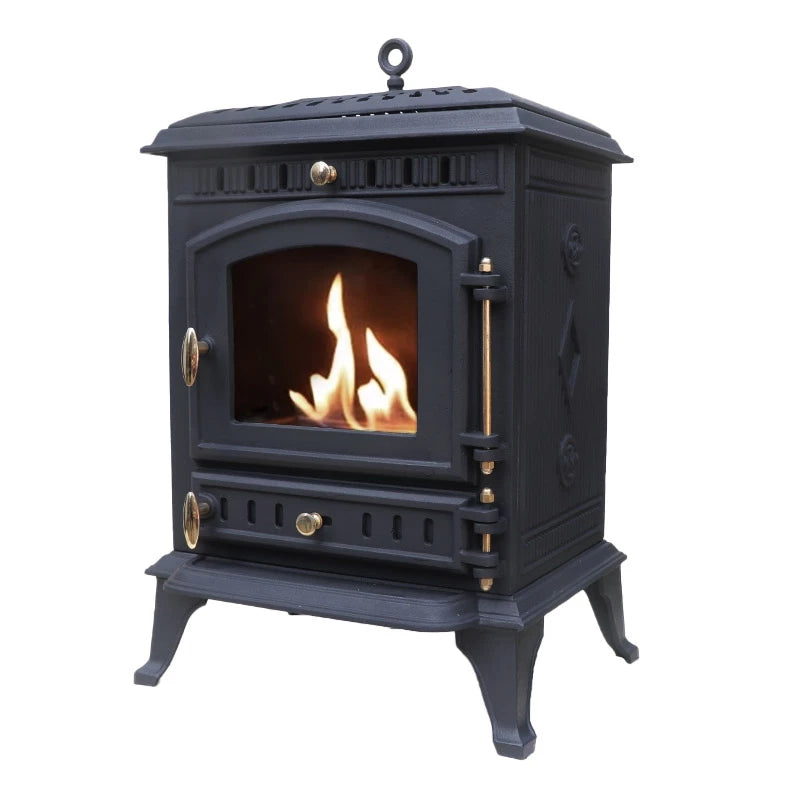 Ethanol-Kaminofen Gusseisen 2,1 kW, schwarz – Molde – Bild 1