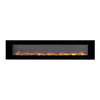 Azurite 213 cm - Elektro Wandkamin Schwarz