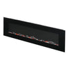 Azurite 213 cm - Elektro Wandkamin Schwarz