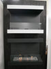 Dakota - 3-seitiger Schwarz Wandkamin